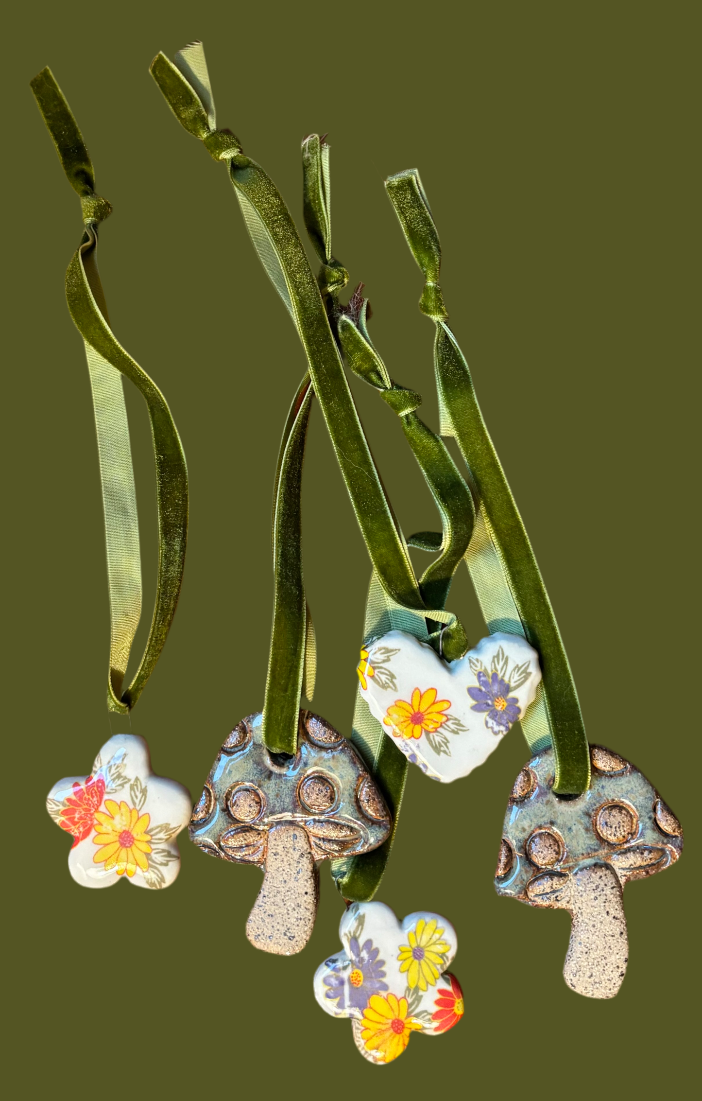 Multi Color Floral Ornament