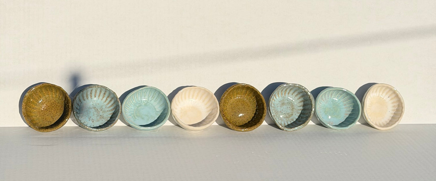 Mini Fluted Bowls