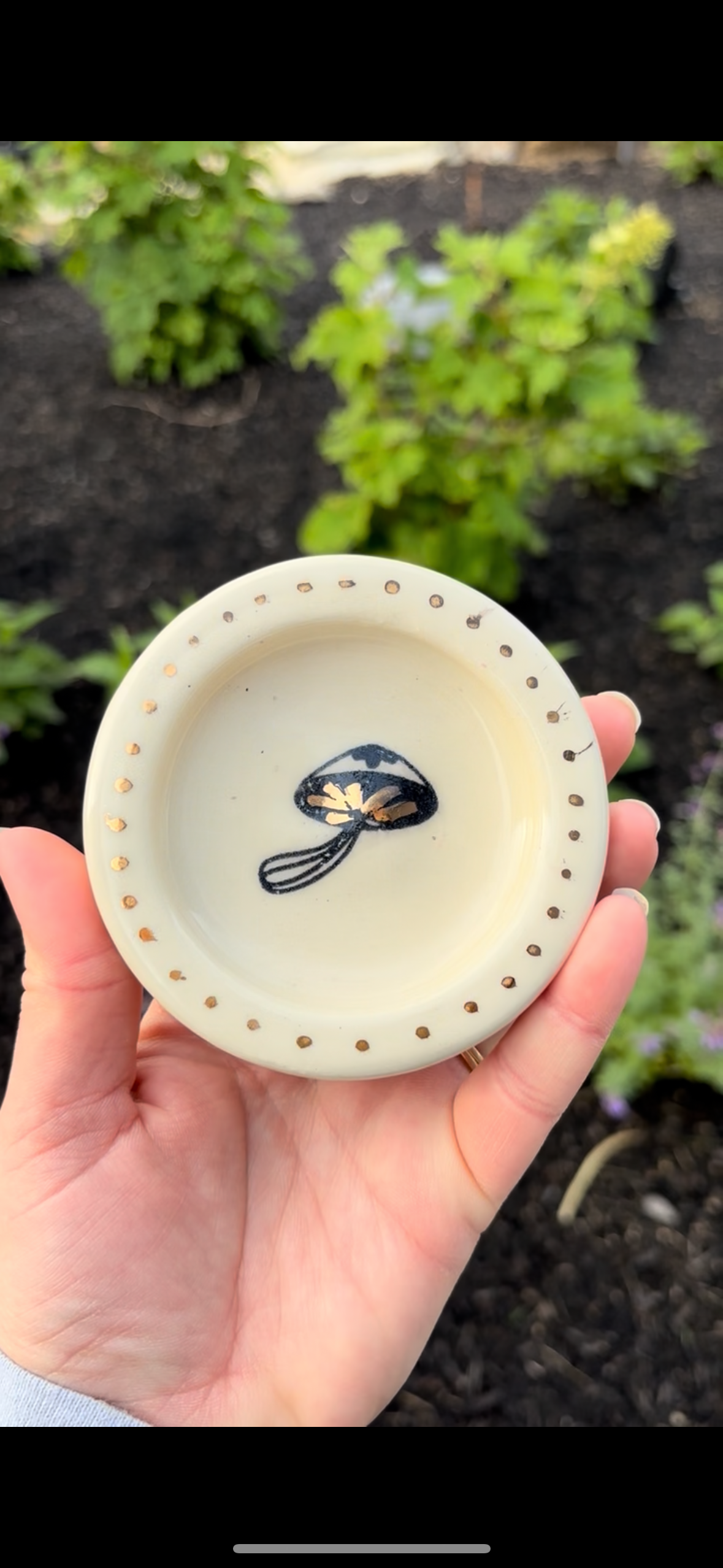 Golden Mushroom Catch All