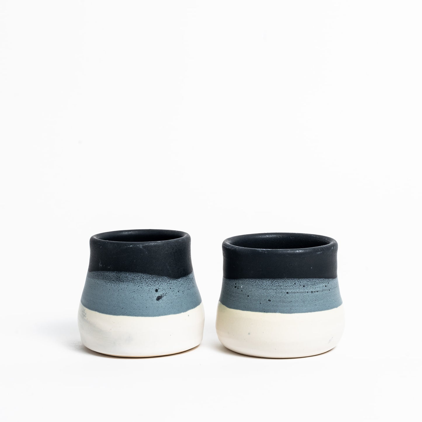 Matte Black & White Wine Cup
