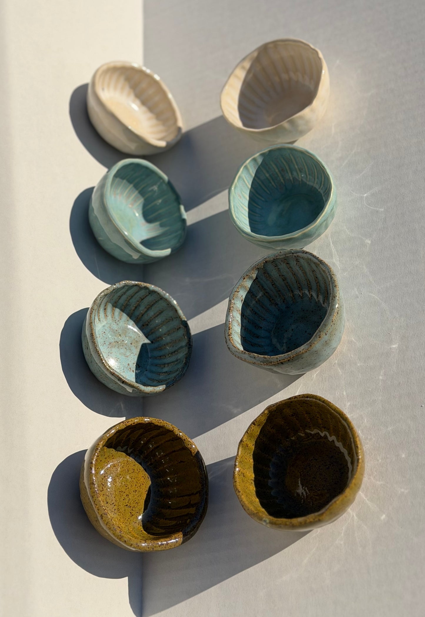 Mini Fluted Bowls