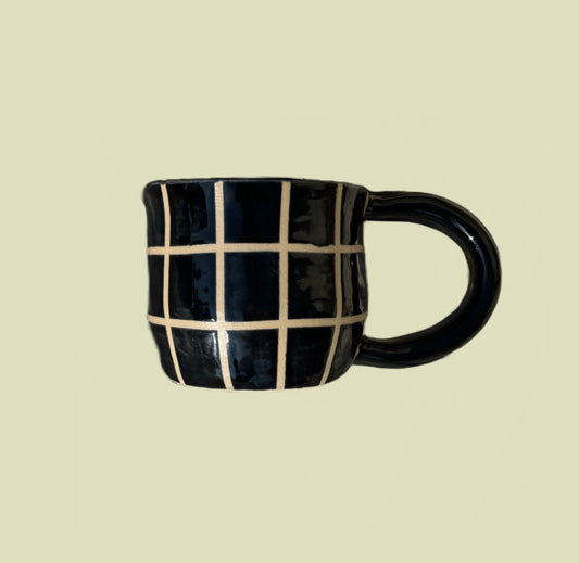Retro Tile Mug - Obsidian