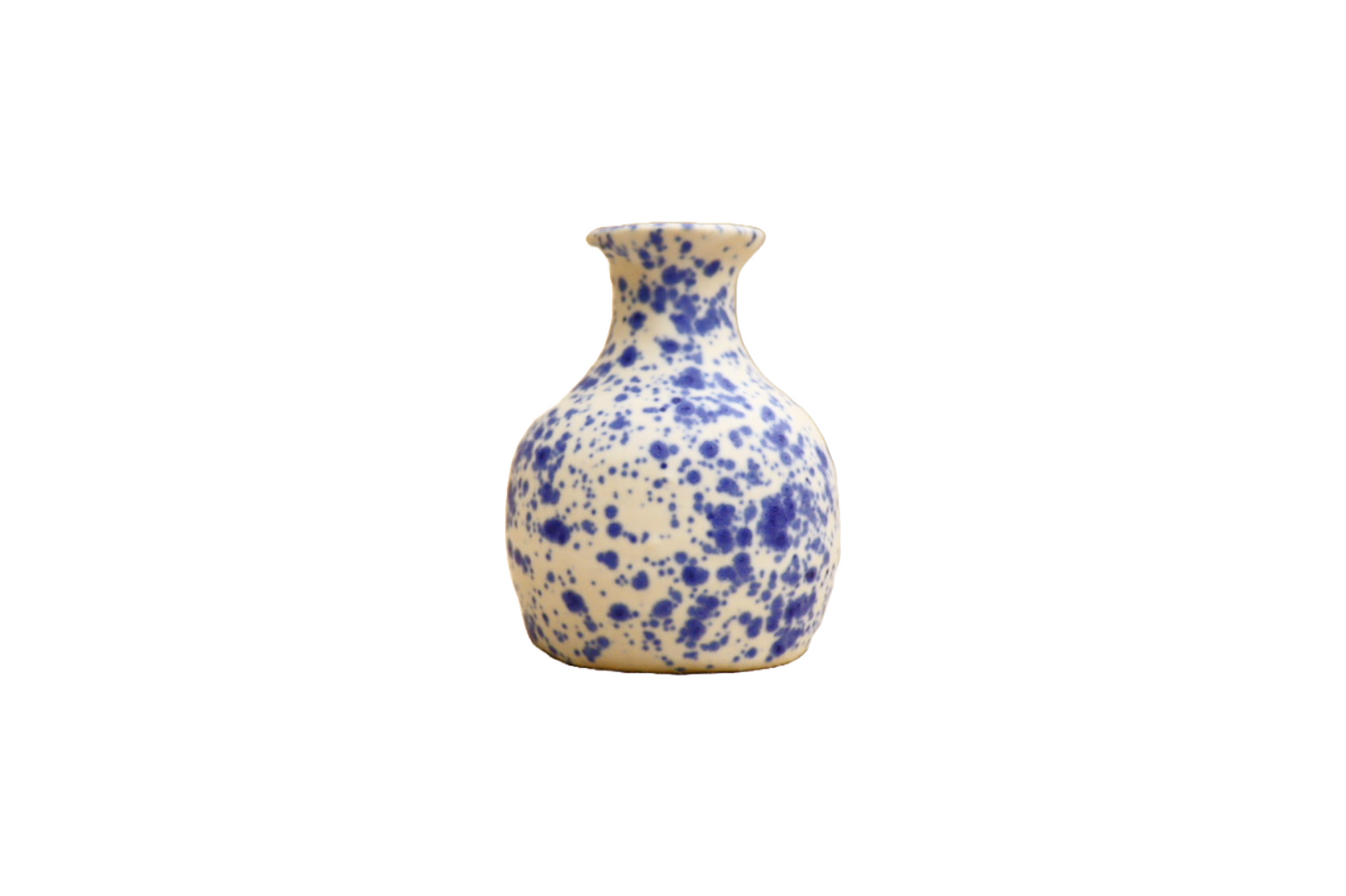 Blue Splatter Mini Vase