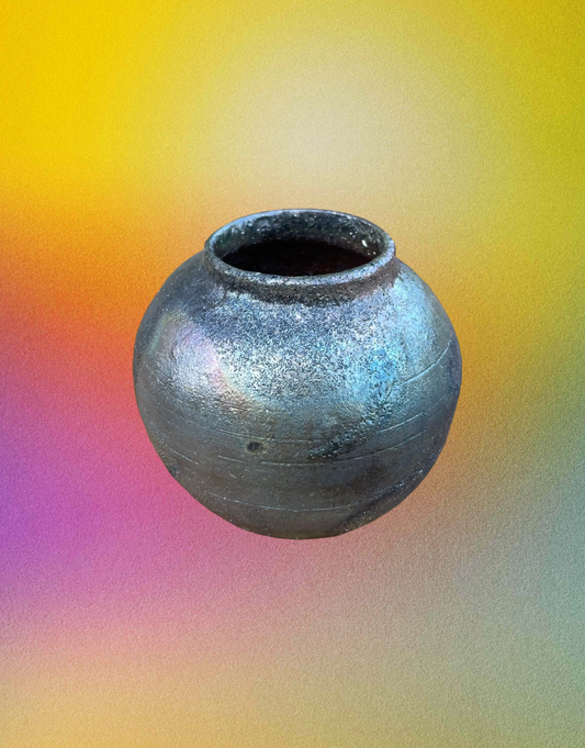 Raku Vase