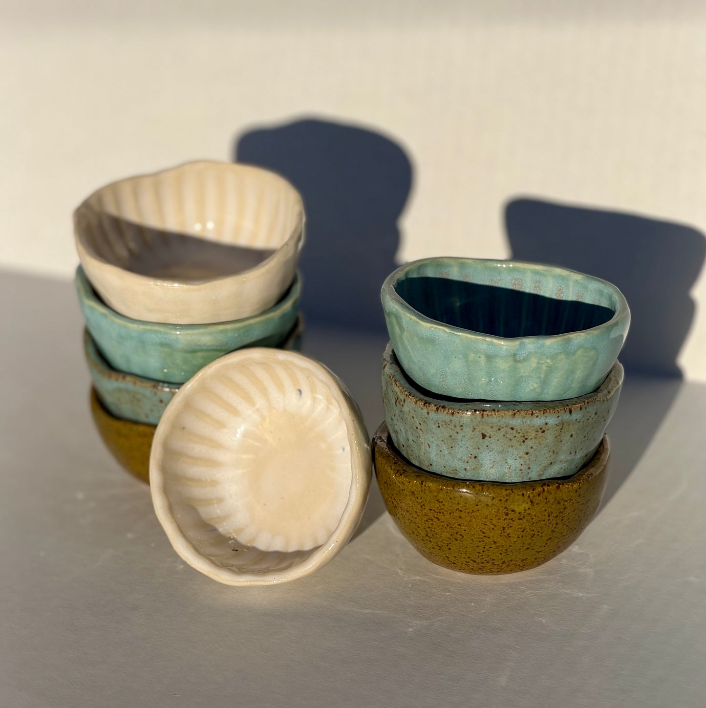Mini Fluted Bowls