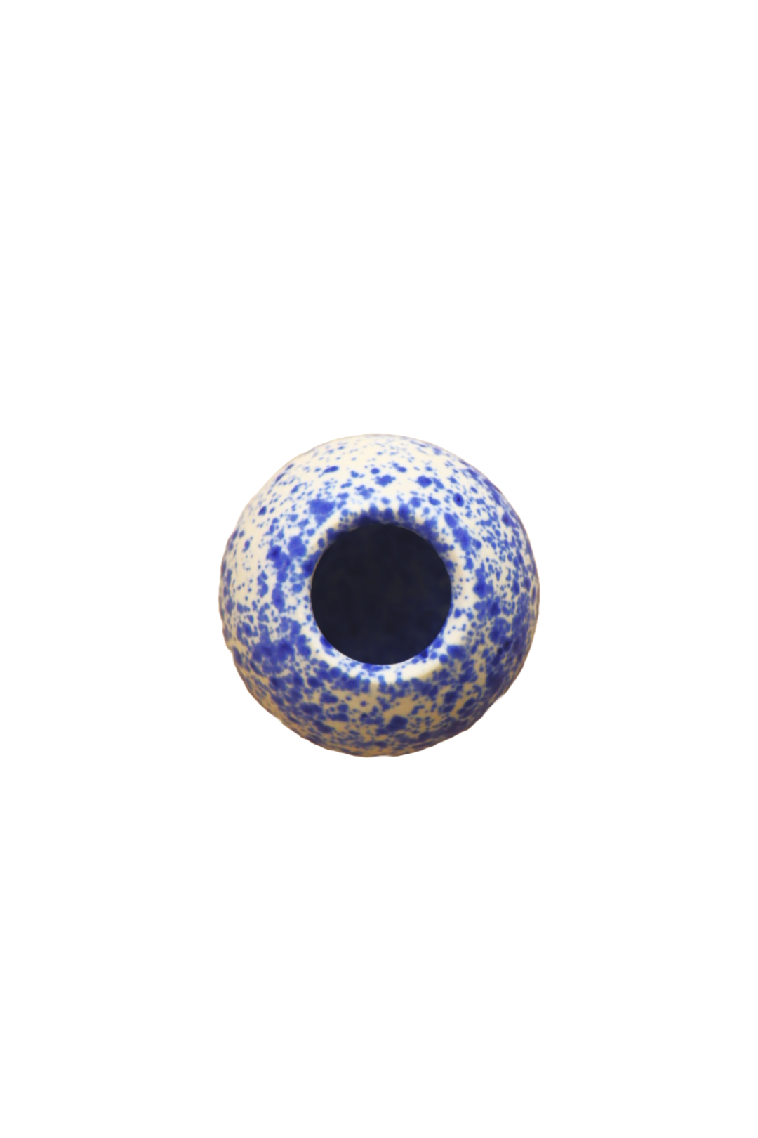 Blue Splatter Mini Vase