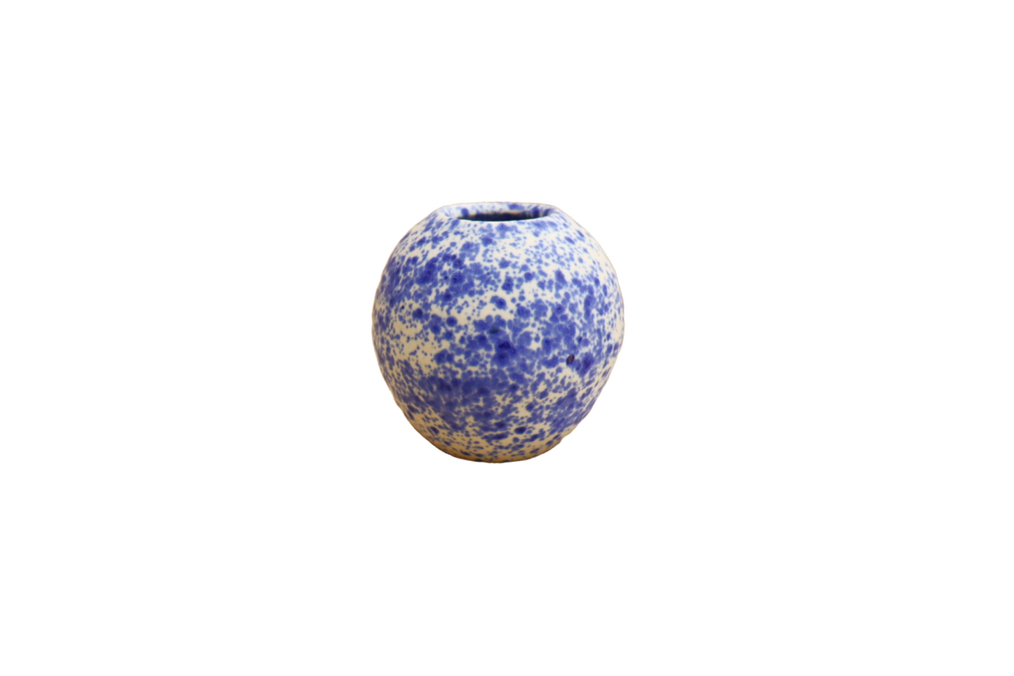Blue Splatter Mini Vase