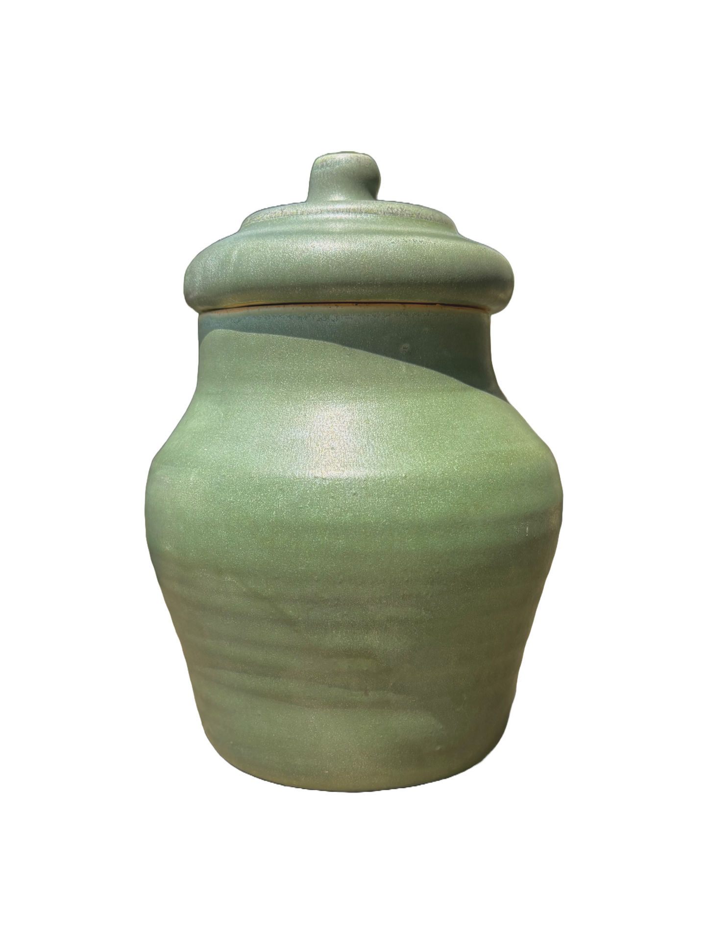 Green Tea Lidded Vessel