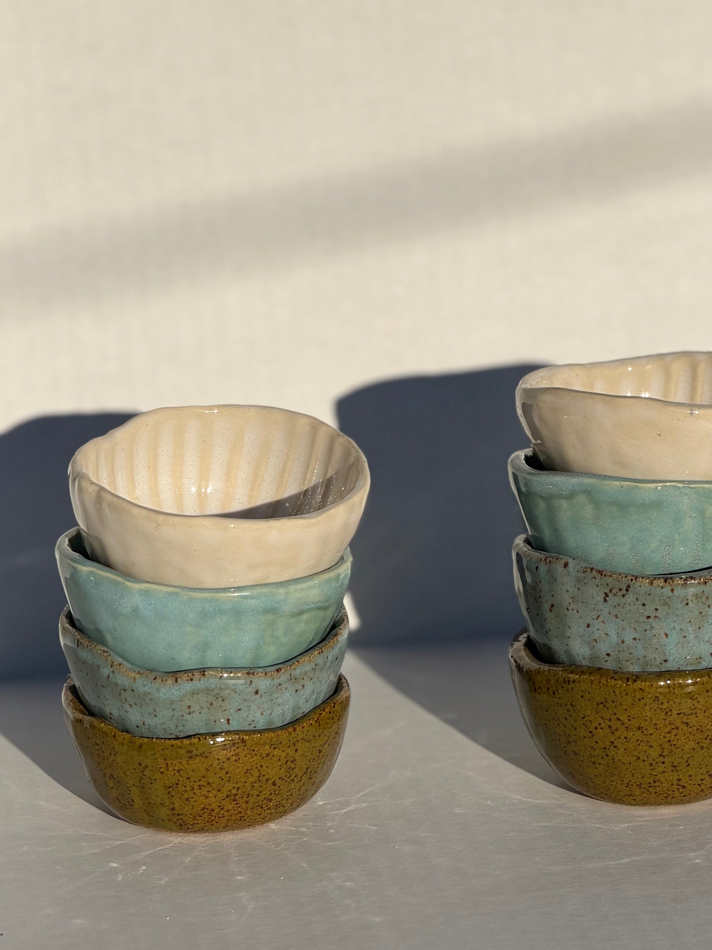 Mini Fluted Bowls