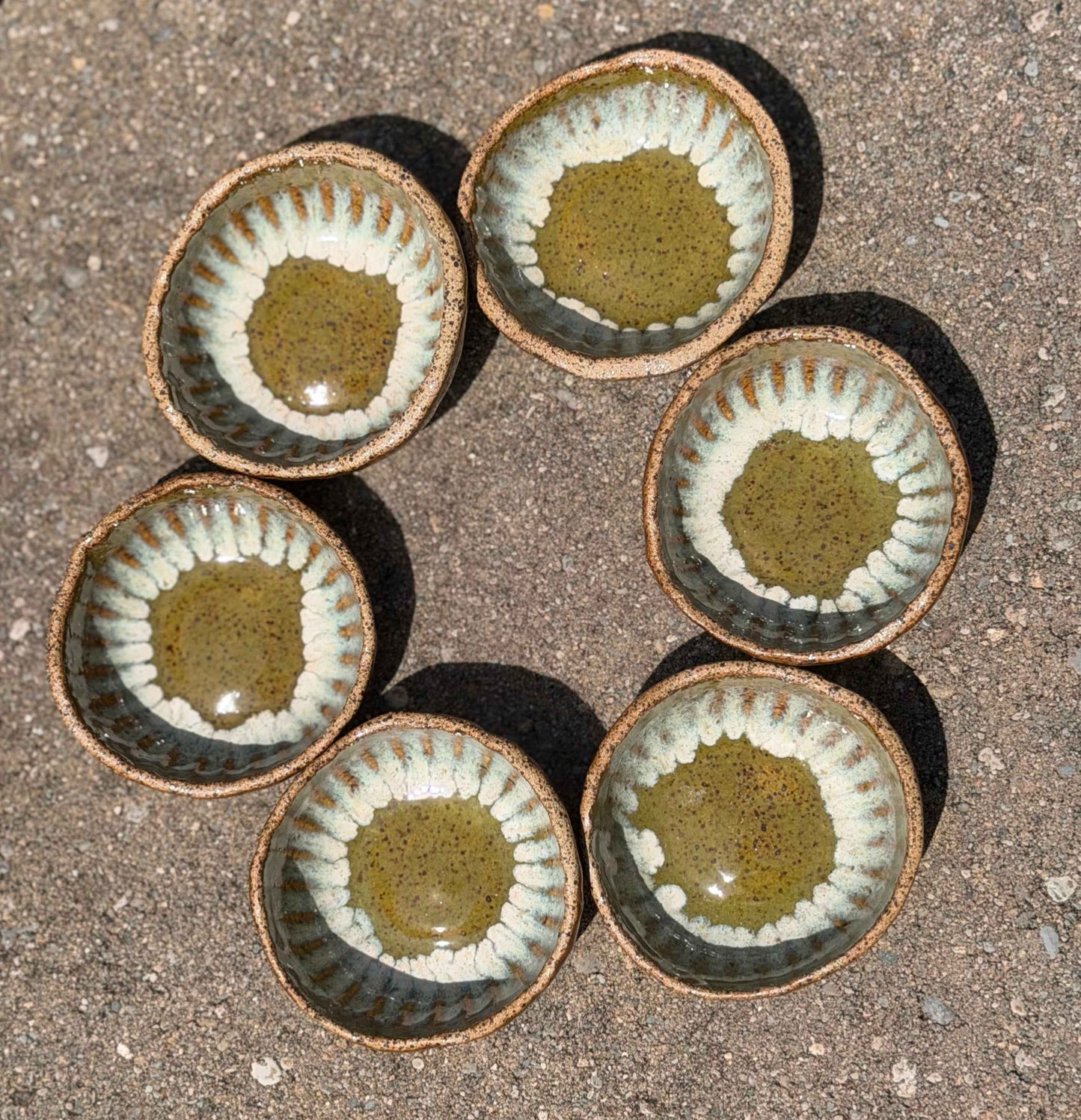 Retro Mini Fluted Bowls