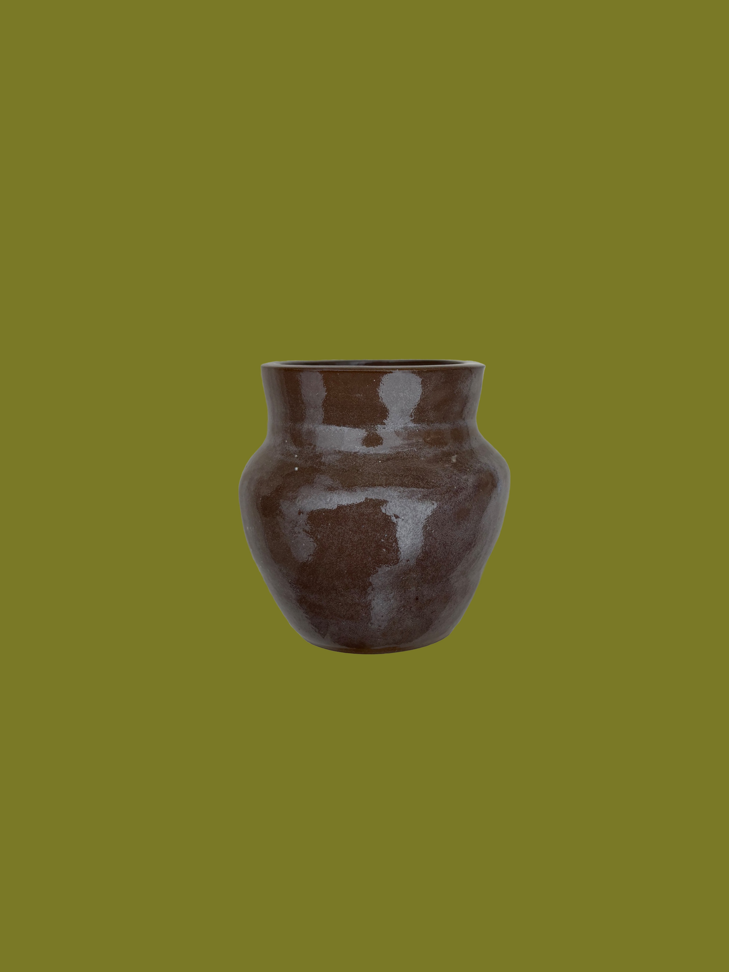 Mini Brown Clay Vase