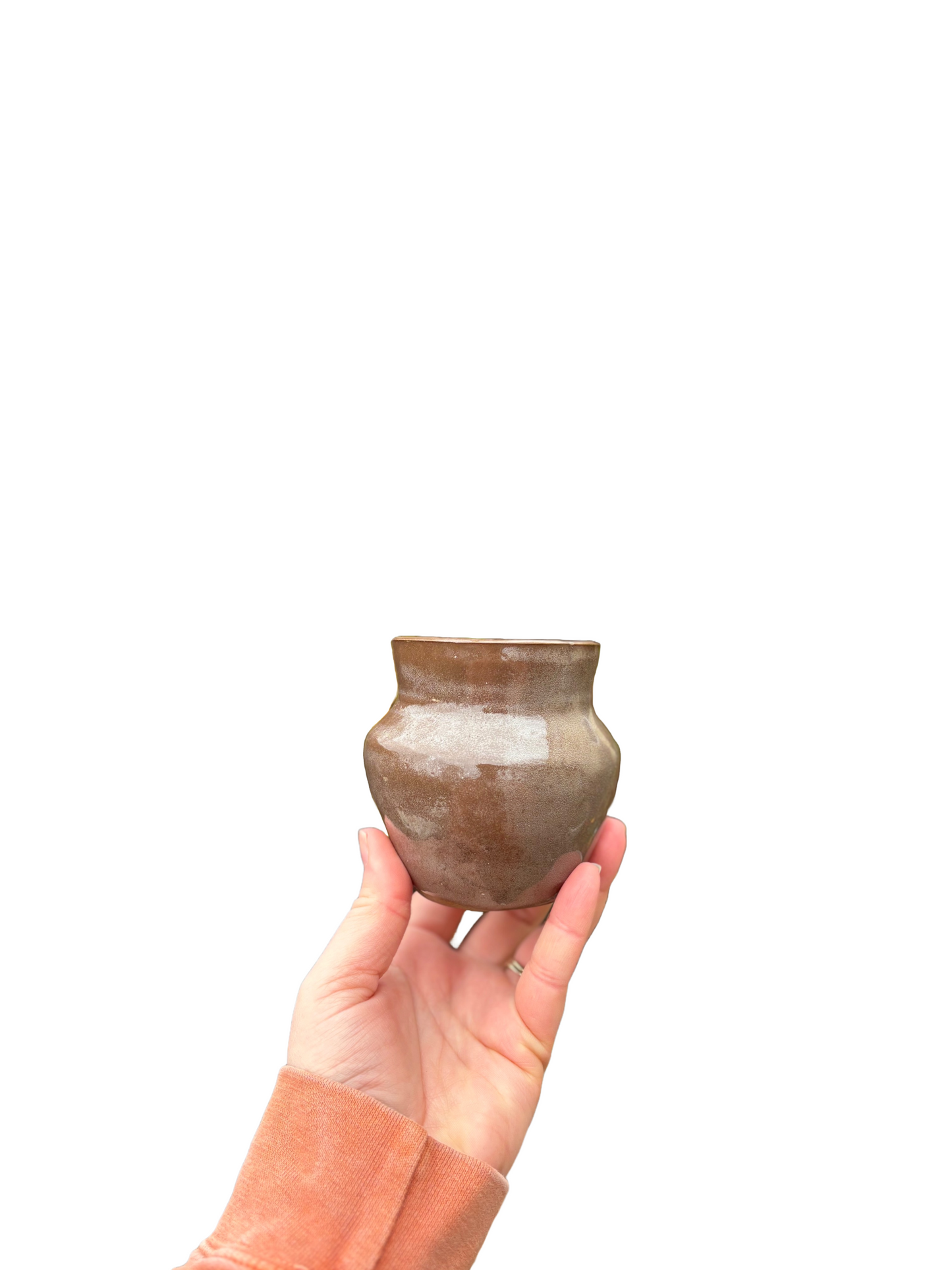Mini Brown Clay Vase
