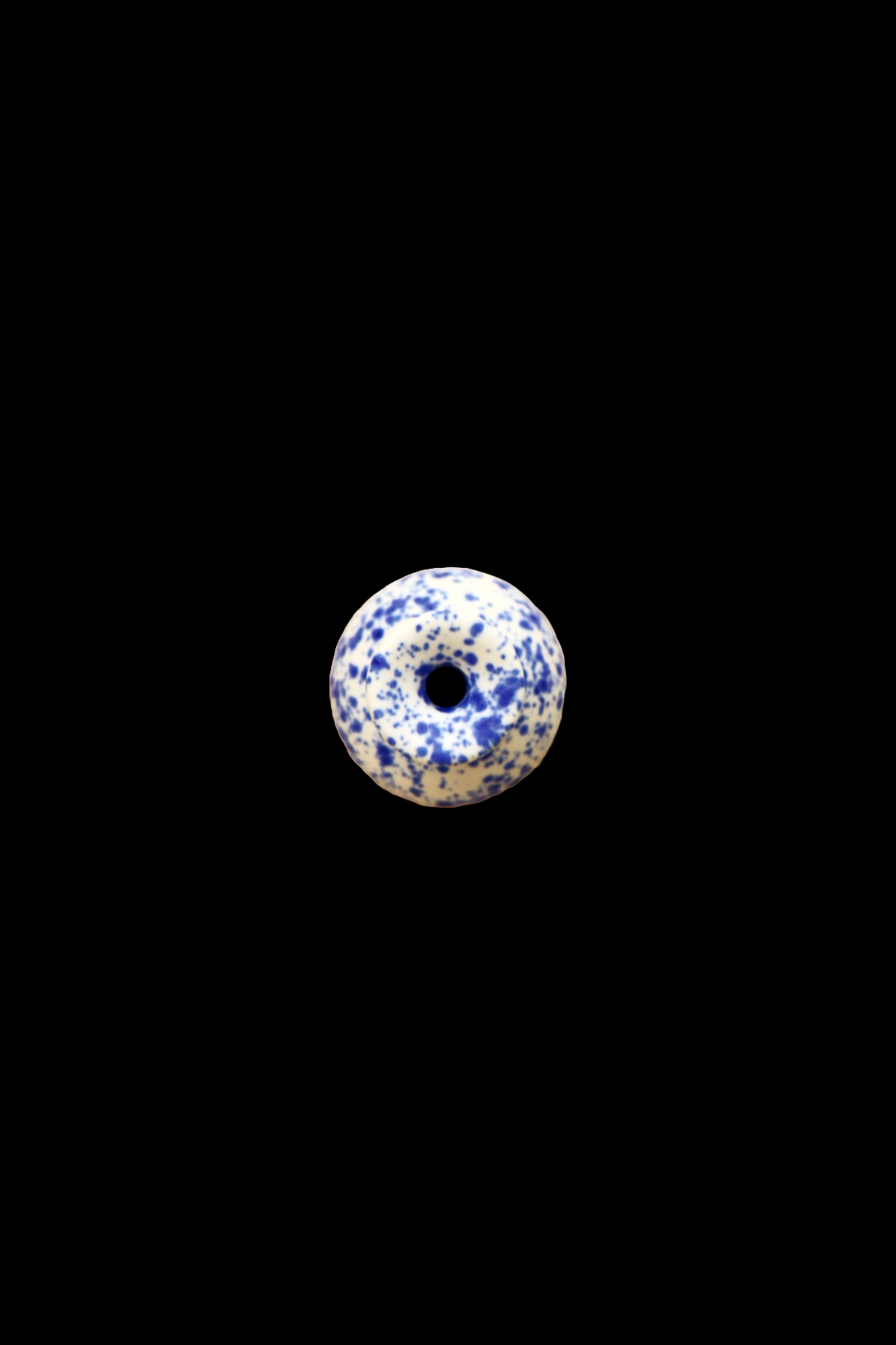 Blue Splatter Mini Vase