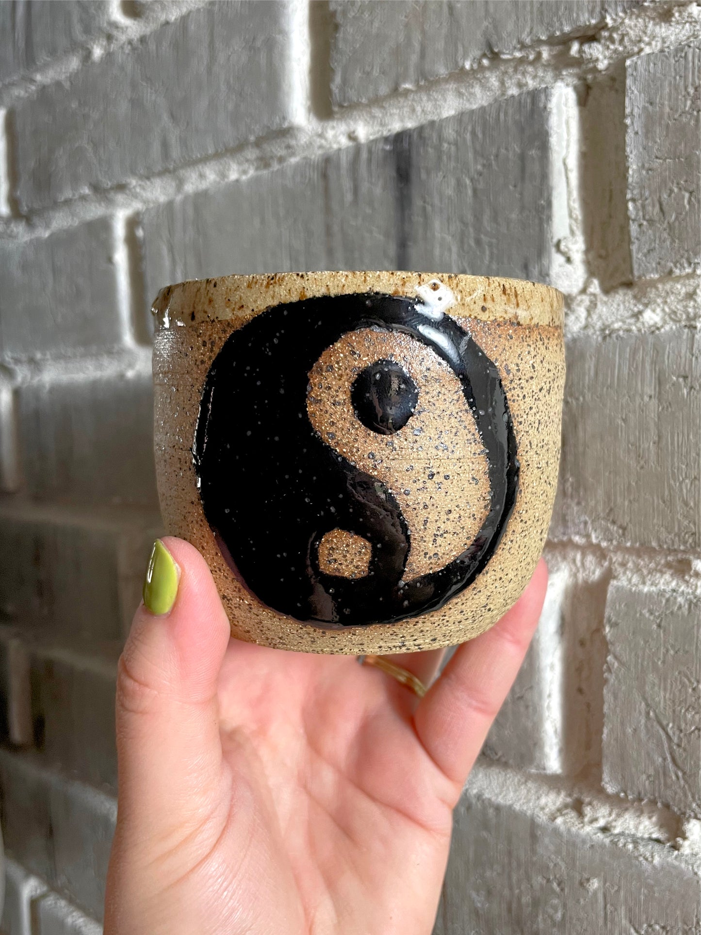 Speckled Yin Yang Cup
